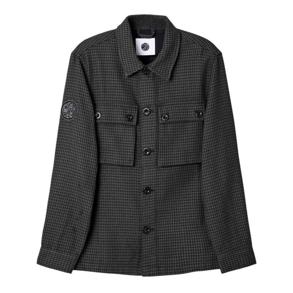 Pretty Green Mens Kilburn Overshirt / Black